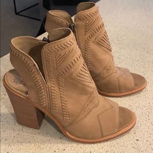Vince Camuto Tan Booties Brand New